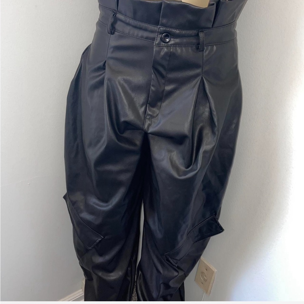 Black Ruffle Trousers - Picture 5 of 5